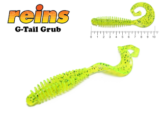 Силікон Reins G-Tail Grub 4,0" col.419 Chart Pepper